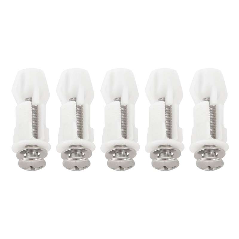 Toilet Seat Hinges Screws Wc Hole Fixing Easy Installation 10 Pack