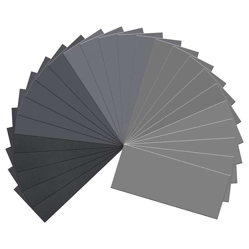 25pcs Sandpaper 9 X 3.6 Inch Wet Dry Sandpaper for Wood Polishing