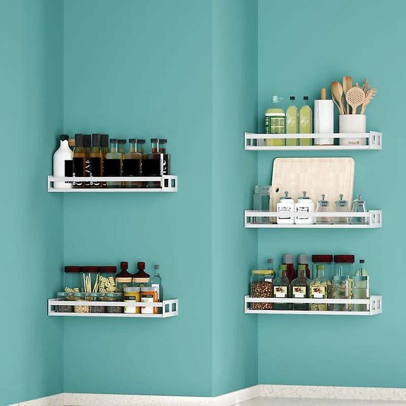 Kitchen Organizer Accessories Wall Mount Bracket Bottle Rack C