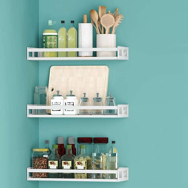 Kitchen Organizer Accessories Wall Mount Bracket Bottle Rack C