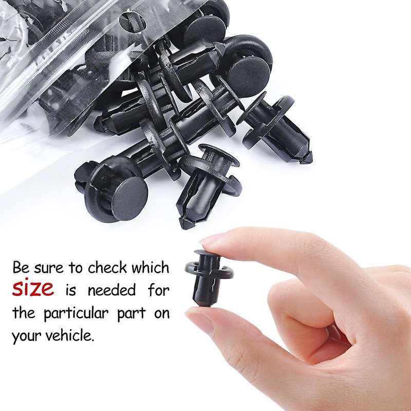 200pcs Bumper Clips for Honda and Acura Plastic Rivet Retainer Clips