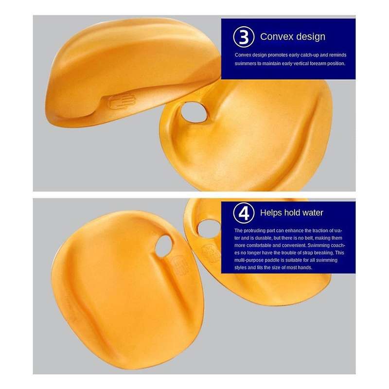 1 Pair Swimming Hand Paddles Hand Training Paddles,s