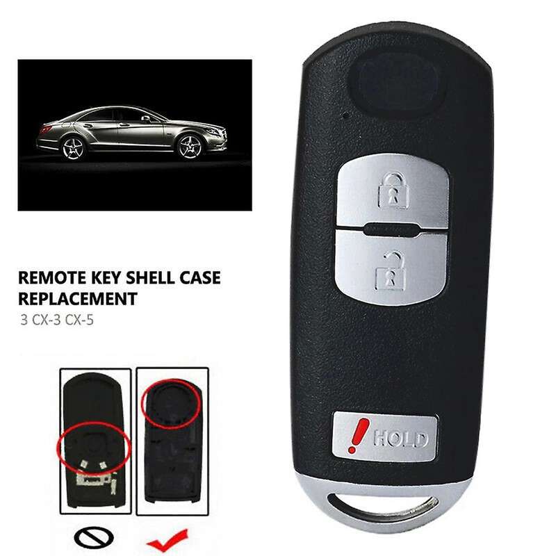 Keyless Entry Remote Car Key Shell 4 Button for Mazda 3 6 Cx-3 Cx-9