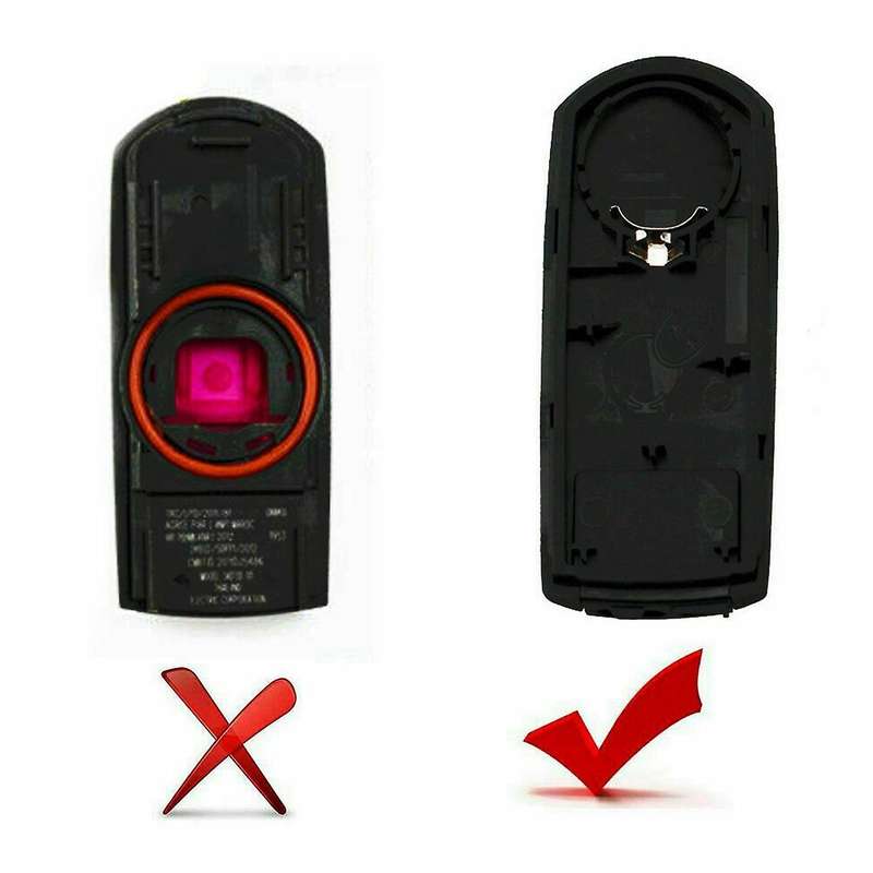 Keyless Entry Remote Car Key Shell 4 Button for Mazda 3 6 Cx-3 Cx-9