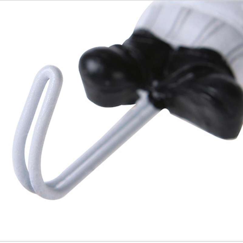 Pack Of 8 Resin French Chef Figurine Wall Hooks Wall Mount Rack Hook