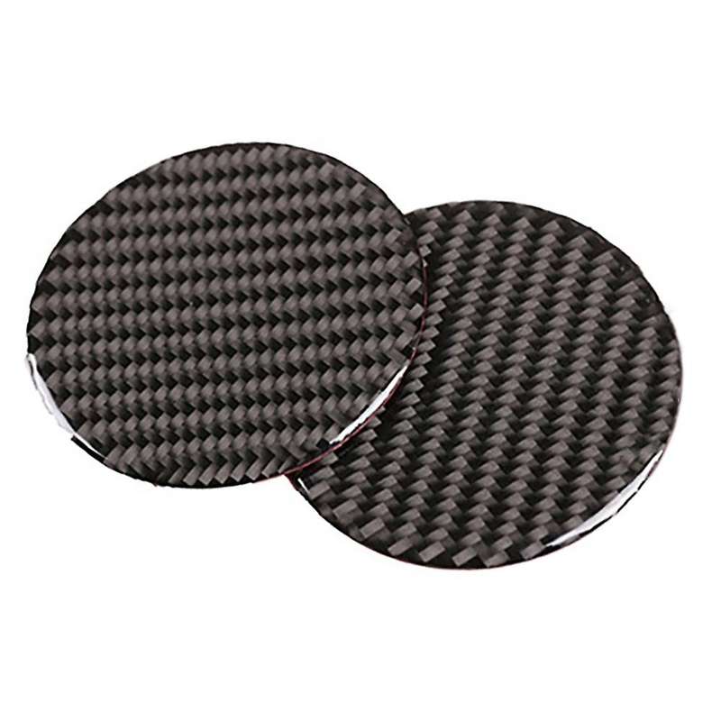 Soft Carbon Fiber Water Cup Holder Mat Cover for Honda Civic 2022