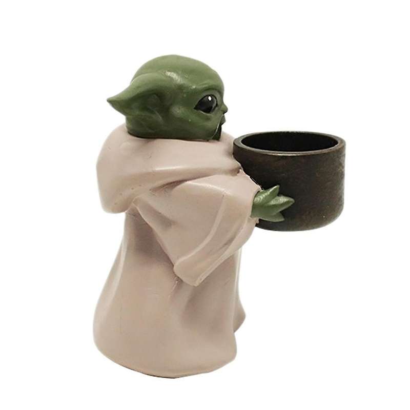 Yoda Flower Pot Resin Cartoons Bonsai Garden Home Decoration