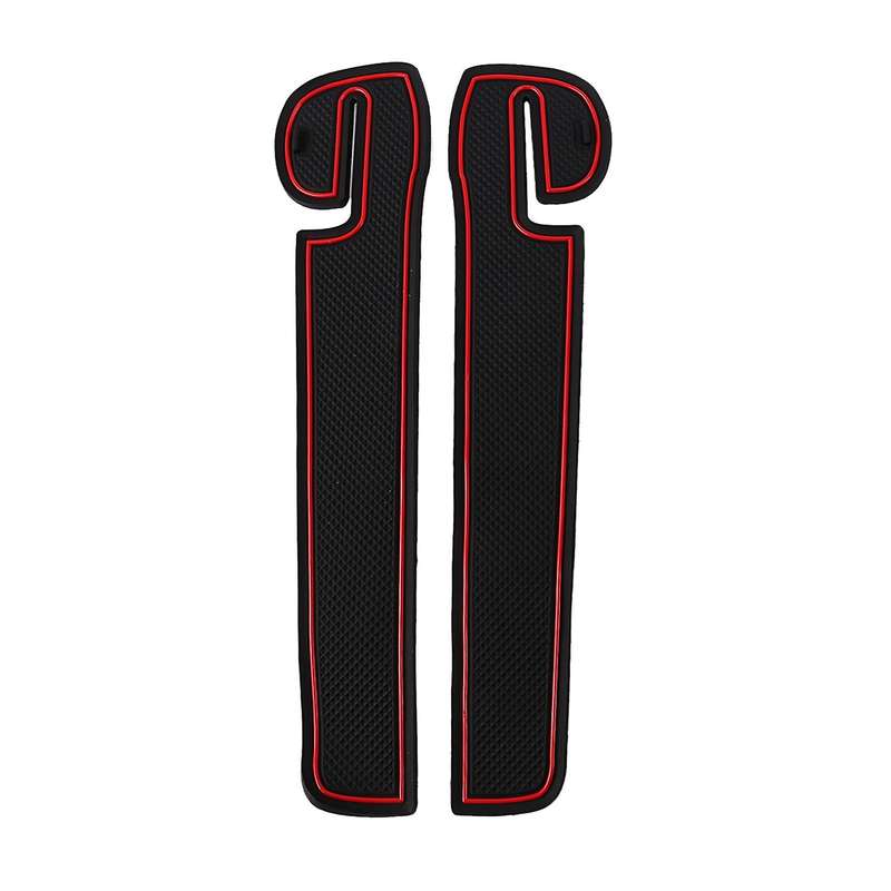 For Suzuki Swift 2018 12pcs Non-slip Rubber Door Groove Mat - Red