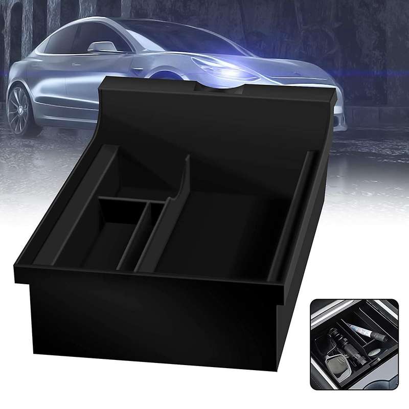 Car Center Console Organizer Tray Interior Accessories Armrest Cubby