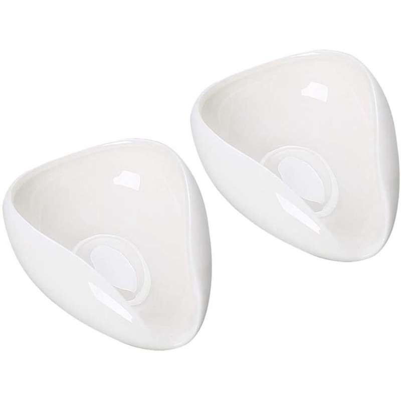 2pcs White Porcelain Tea Lotus Kung Fu Tea Set, Tea Spoon, Tea Tray