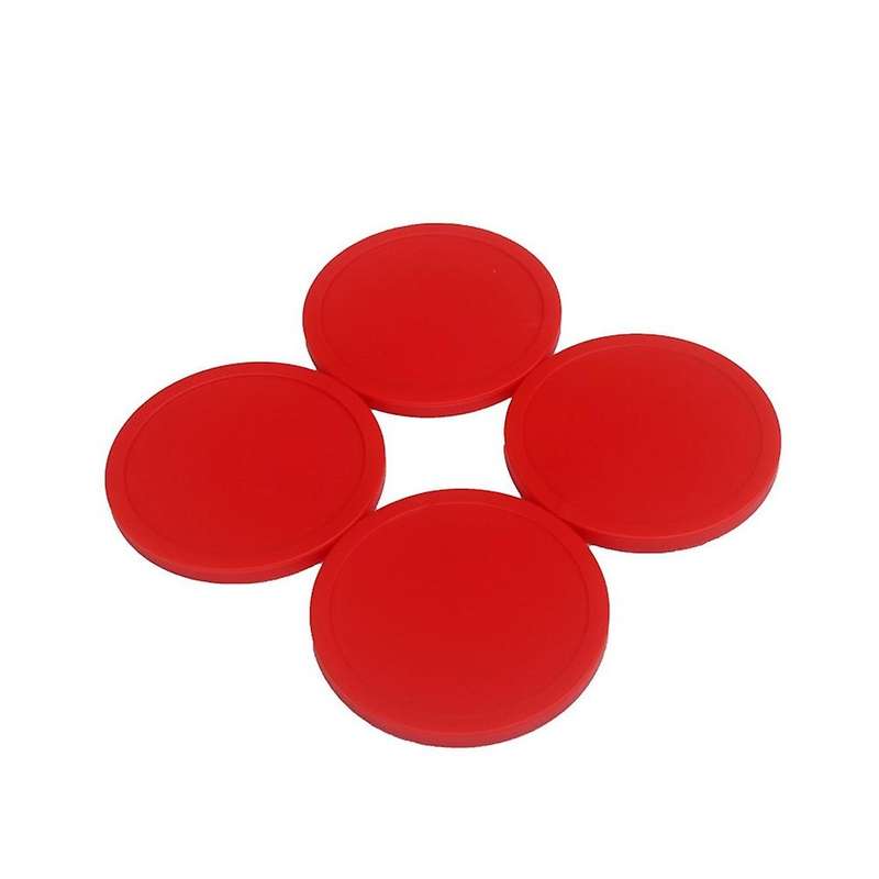10 Pieces Home Air Hockey 75mm Red for Game Table Accessories