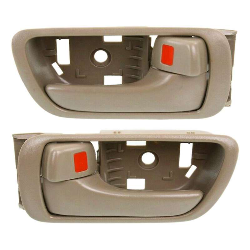 Interior Door Handle Set Of 2 Beige Plastic for Toyota Camry Cv36