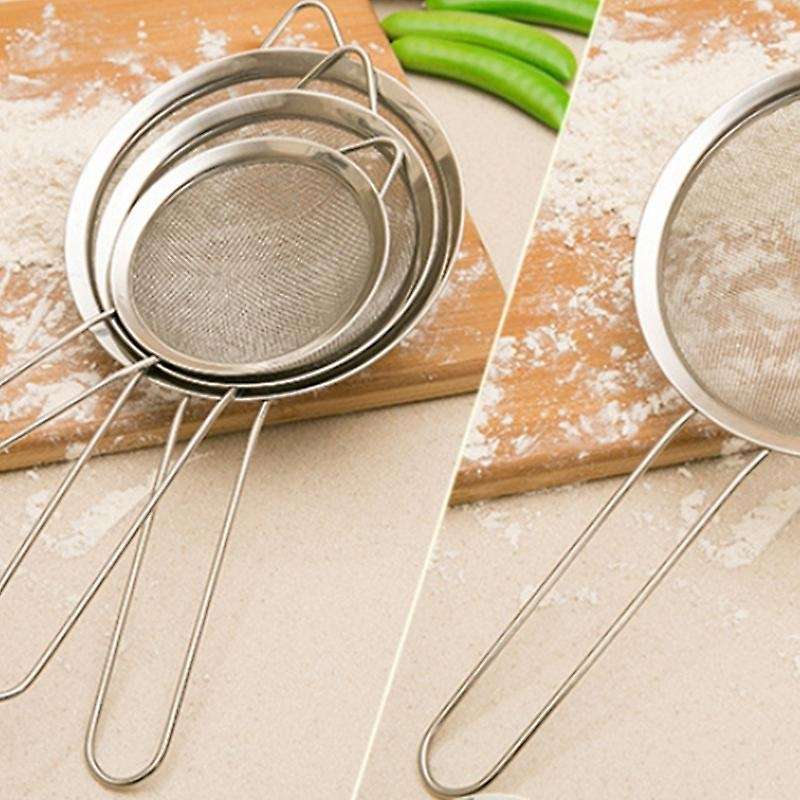 Wide-edge Twill Oil Grid Colander, Kitchen Utensils