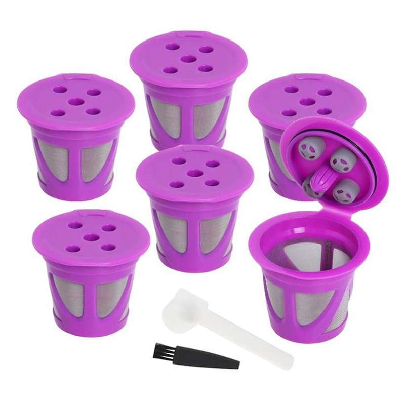 6 Pcs Coffee Capsule K Cups for Keurig 2.0 Multiple Cycles Of K Cup