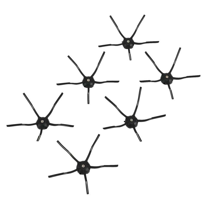 12pcs for Xiaomi T7 T7plus Roborock Side Brush (6 White, 6 Black)
