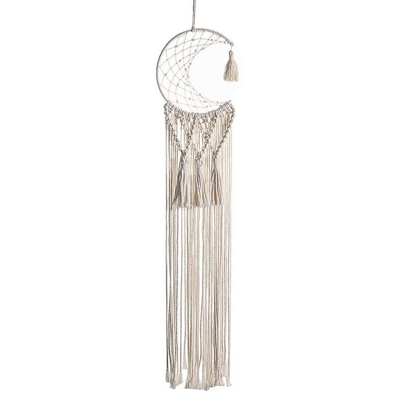 Handmade Dream Catcher Teen Girls Room Decor Bohemian Gifts Moon