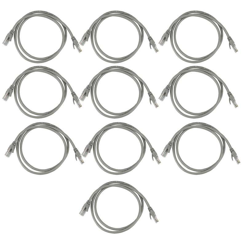 10pcs/lot 3.3ft Cat6 Utp Round Cable Ethernet Cables Rj45 Lan Cable