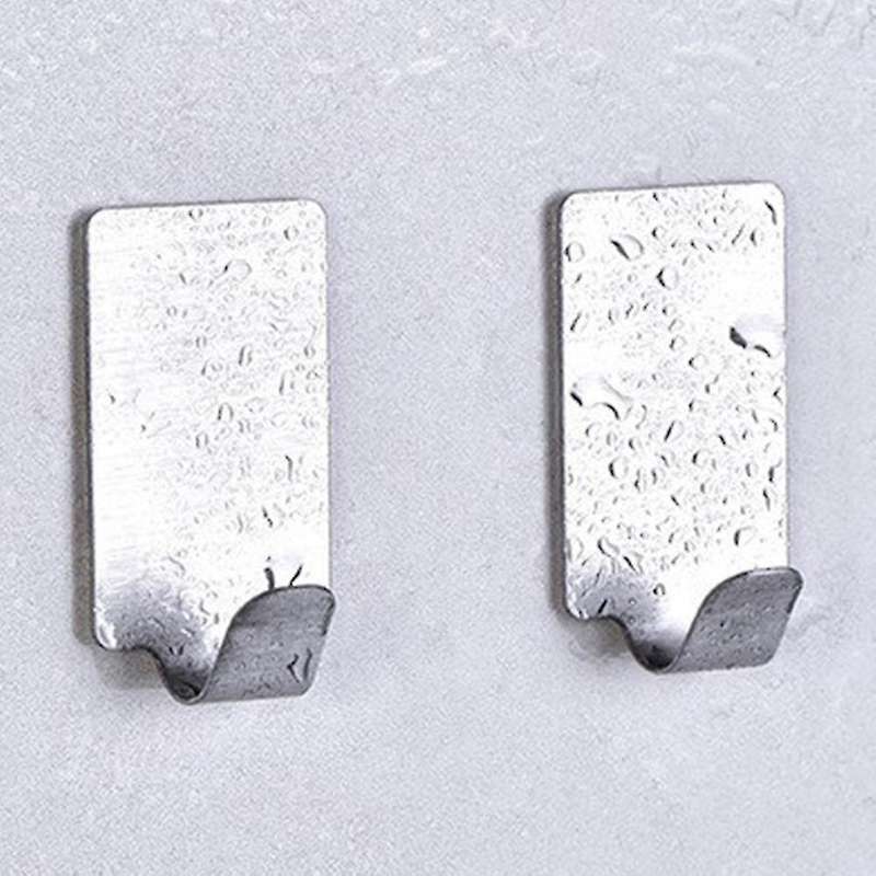 32 Pcs Self-adhesive Hooks,stainless Steel Towel Hooks