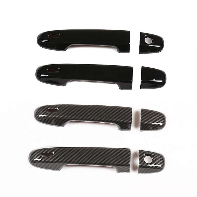 Car Exterior Door Handle Cover Trim for Toyota 86 Gt86(black)