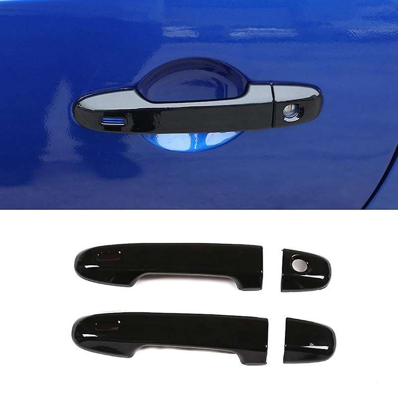 Car Exterior Door Handle Cover Trim for Toyota 86 Gt86(black)