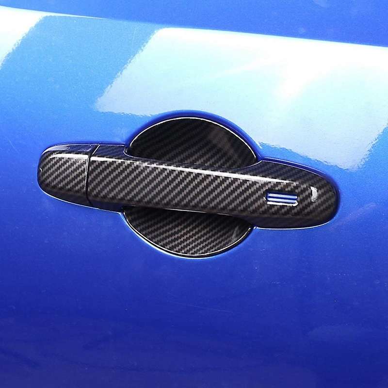 Car Exterior Door Handle Cover Trim for Toyota 86 Gt86(black)