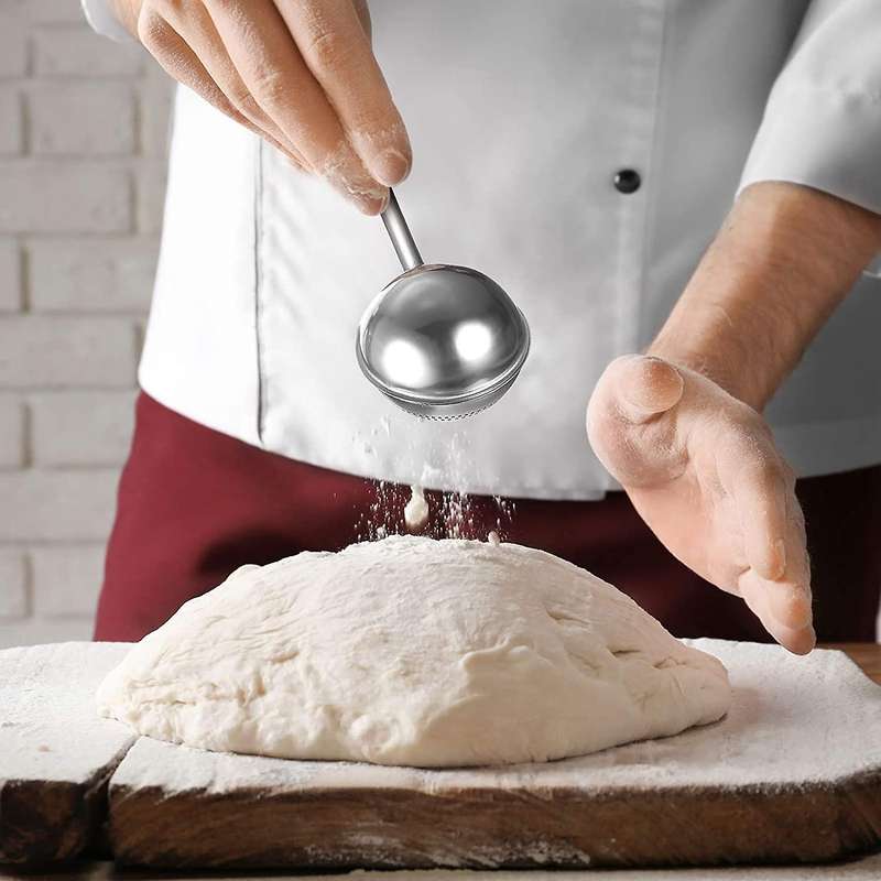 Dusting Wand for Sugar,flour & Spices, Handle for Sifter Baking Tool