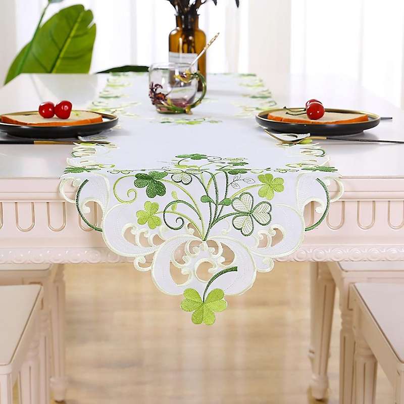 Table Runner, Embroidered Table Flags for Home Tabletop Decoration