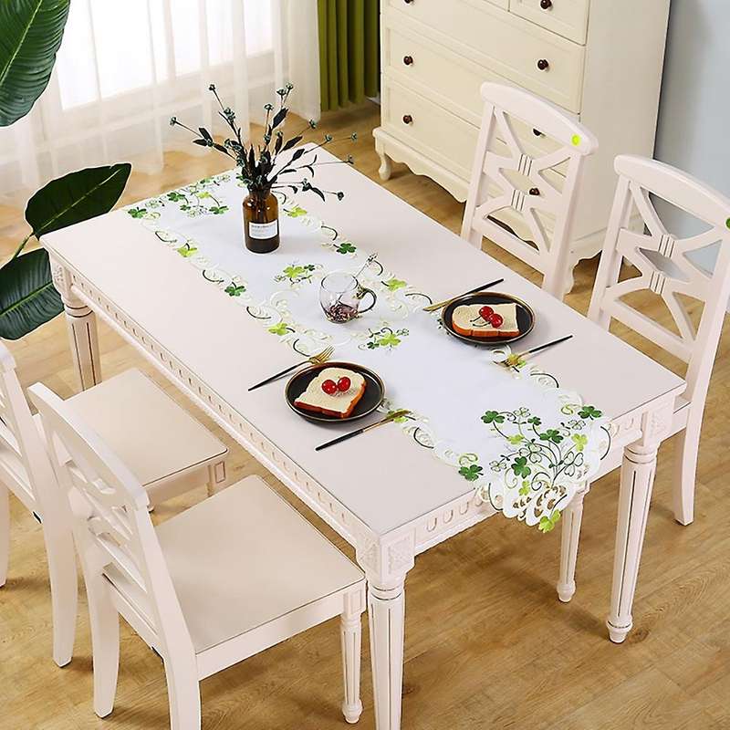 Table Runner, Embroidered Table Flags for Home Tabletop Decoration