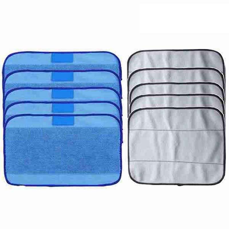 10pcs Robot Wet & Dry Rags Mop Cloth for Irobot 308t/320/4200/5200c