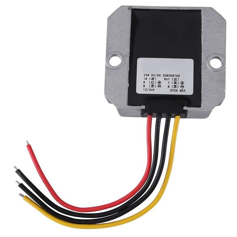 Automotive Dc-dc Voltage Converter Step-down 12v 24v to 5v 5a 25w