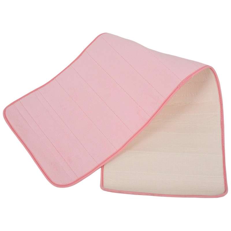 120x40cm Absorbent Nonslip Memory Foam Floor Mat Carpet Pink