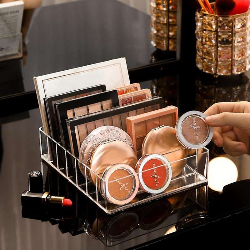 Compact Makeup Palette Organize, 7 Sections for Bathroom , Vanities