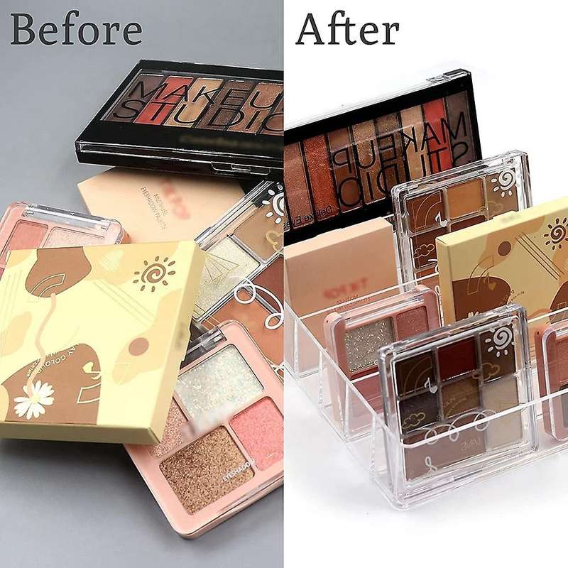 Compact Makeup Palette Organize, 7 Sections for Bathroom , Vanities