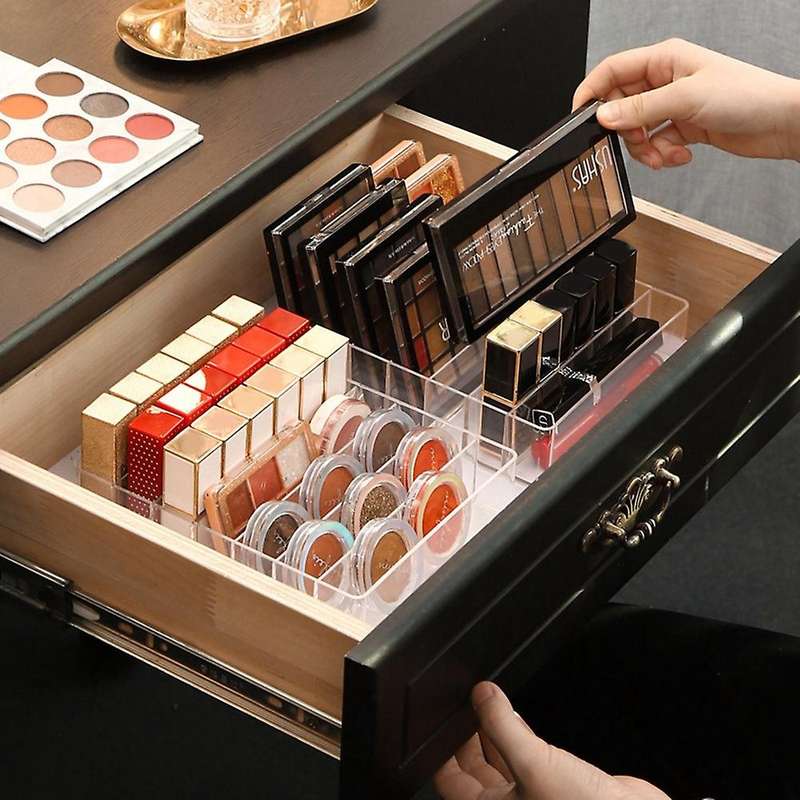 Compact Makeup Palette Organize, 7 Sections for Bathroom , Vanities