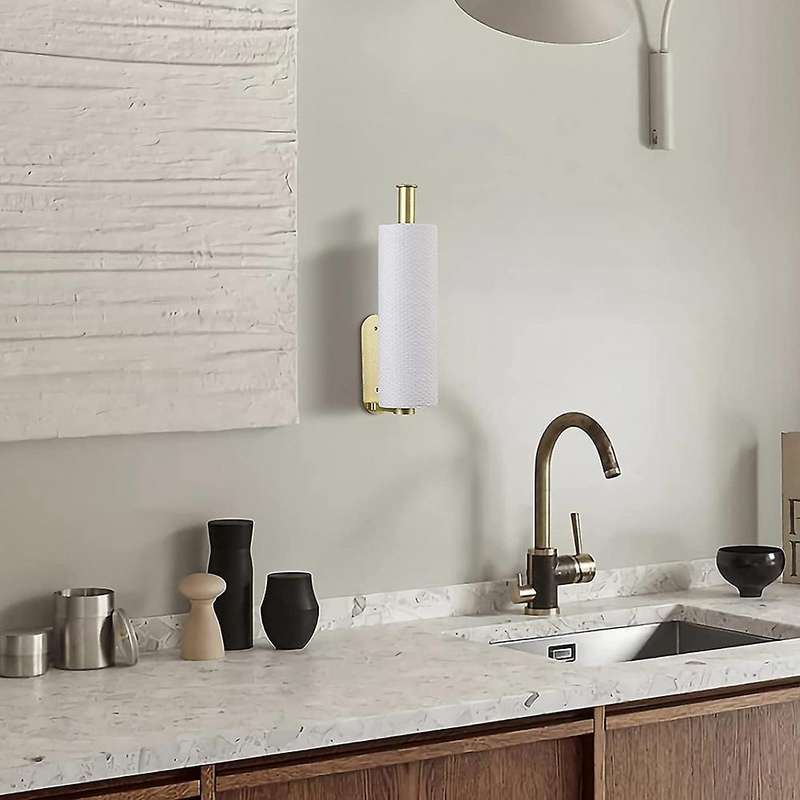 Roll Paper,wall Mount Holder Kitchen Tissue Towel Rack Holders B