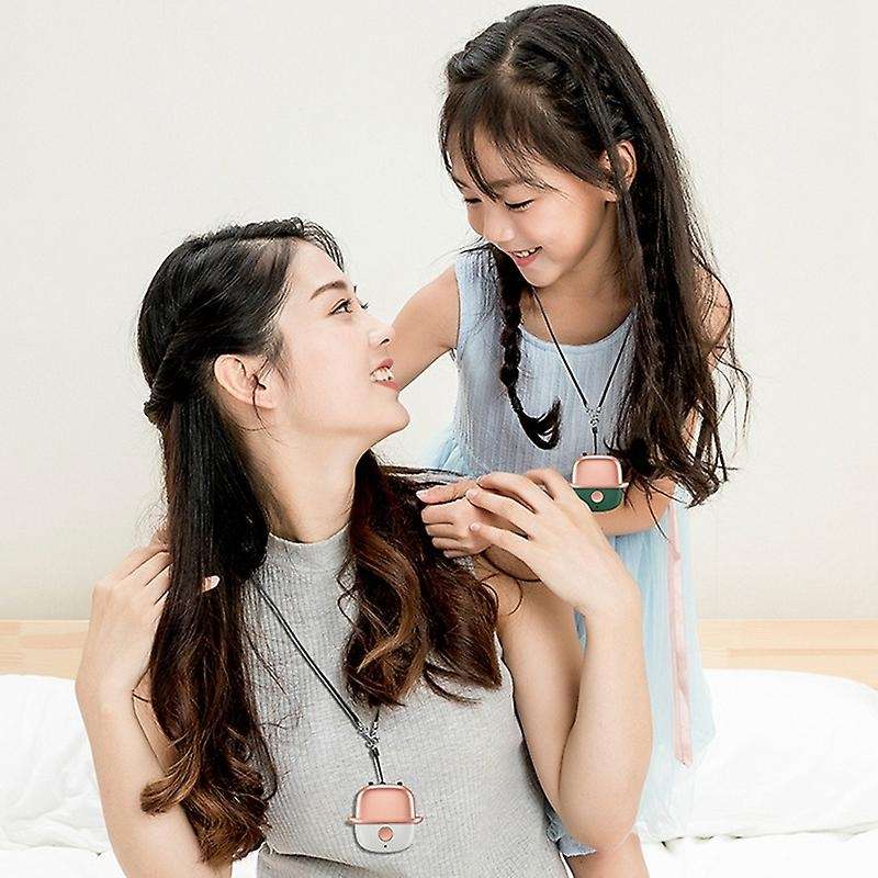 Personal Wearable Air Purifier Necklace 50 Million Portable White