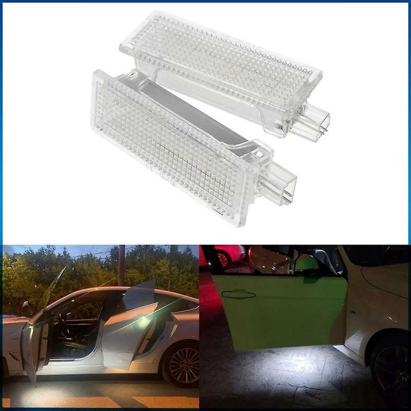 2pcs Led Courtesy Footwell Under Door Light for -bmw E82 E90 E60 E63