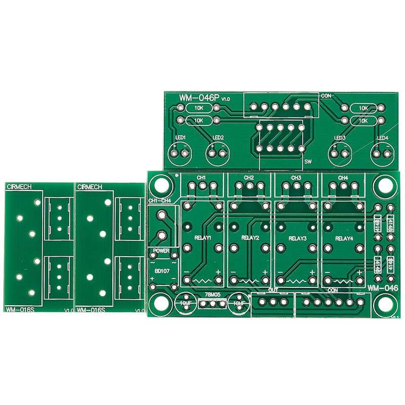 Relay 4-way Audio Switching Rca Input Selection Board for Amplifiers