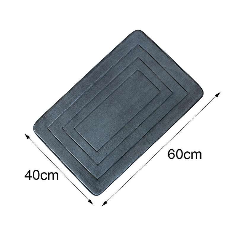 Kitchen Soft Bath Mat Shower Carpet Washable Water Bathroom Non Slip