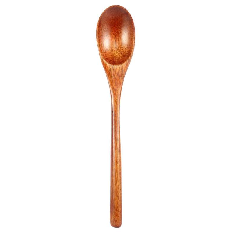 Spoons Wooden Soup Spoon 10 Pieces Eco Wooden Ladle Spoon Set