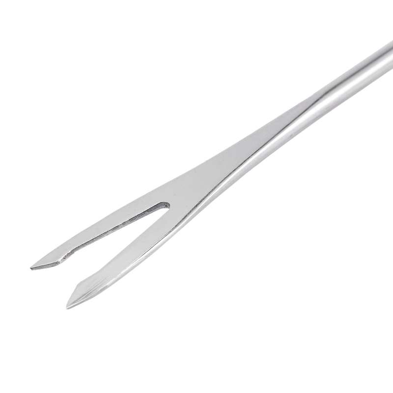 Stainless Steel Fondue Forks with Oak Wood Handle Resistant, 9.5inch