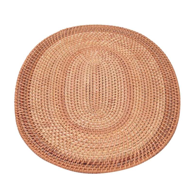 Oval Rattan Placemat,hand-woven,for Dining Room, Kitchen,living Room