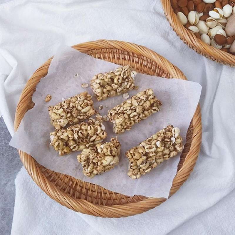 Rattan Handmade Real Rattan Fruit Basket Snack Bread Basket Tray S