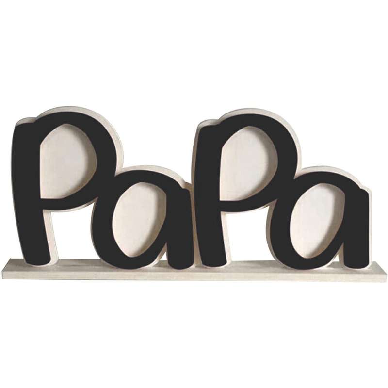 Father's Day Papa Picture Frame,dad Gifts From Daughter, -black