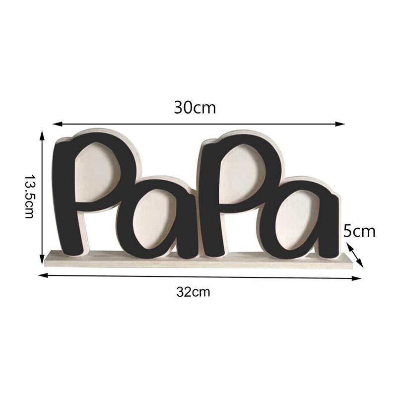 Father's Day Papa Picture Frame,dad Gifts From Daughter, -black