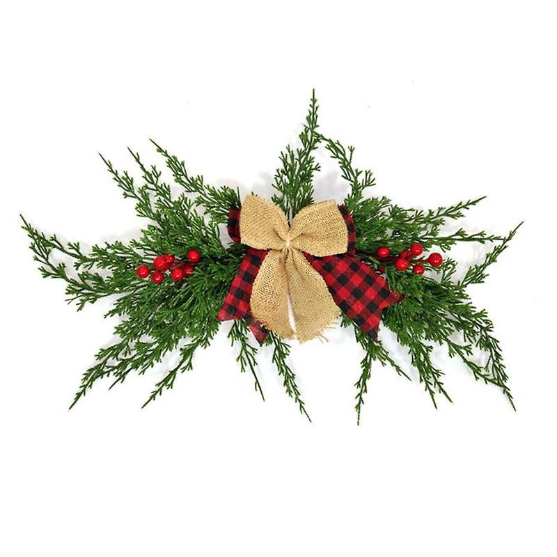 Christmas Artificial Red Pine Needles Door Decor Home Hotel Pendant C