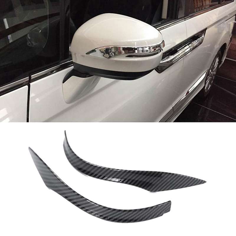 Carbon Fiber Rearview Mirror Trim Strip Sticker Decoration