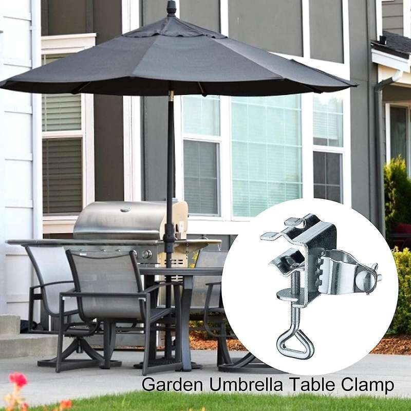 Beach Courtyard Balcony Umbrella Fixing Clip Bracket for Parasols