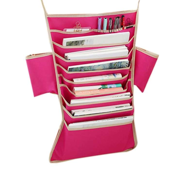 Oxford Cloth Book Storage Bag Multi Pockets Student Learning B