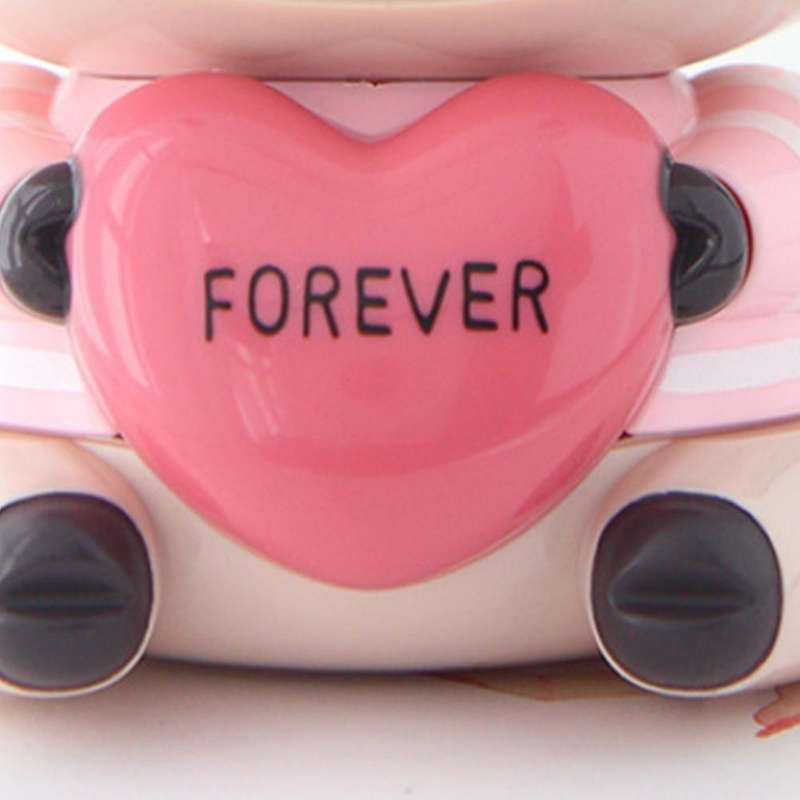 Cartoon Alarm Clock Bedside Luminous Children's Alarm Clock Beige